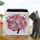 thumbnail image 5 of Bewildely Caja de almacenamiento plegable con pintura de diamantes, cubo plegable, cesta organizadora plegable DIY SNH003 Artesanía No.03 Bewildely HA7896-03B, 5 of 6