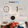 thumbnail image 2 of Fitpolo Smart Watch for Women,1.3" AMOLED Touchscreen Fitness Tracker, Make/Answer Calls, Heart Rate SpO2 Monitor, IP68 Waterproof, Sleep & Activity Tracking Smartwatch for Andro, 2 of 8