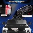 thumbnail image 5 of Gymax 12V Kids Ride On Car Chevrolet Tahoe Electric Truck SUV Remote w/ Light & Music Black, 5 of 9