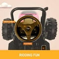 thumbnail image 4 of Uenjoy Pink 6 V Tractor Powered Ride-On with Detachable Wagon, 4 of 5