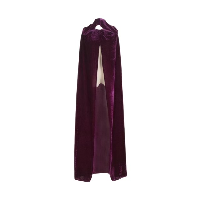 Guardurnaity Capa con capucha para mujer, mantente cálido y a la moda, capa medieval, capa, vestido, capa Disfraces de disfraces púrpura 150cm