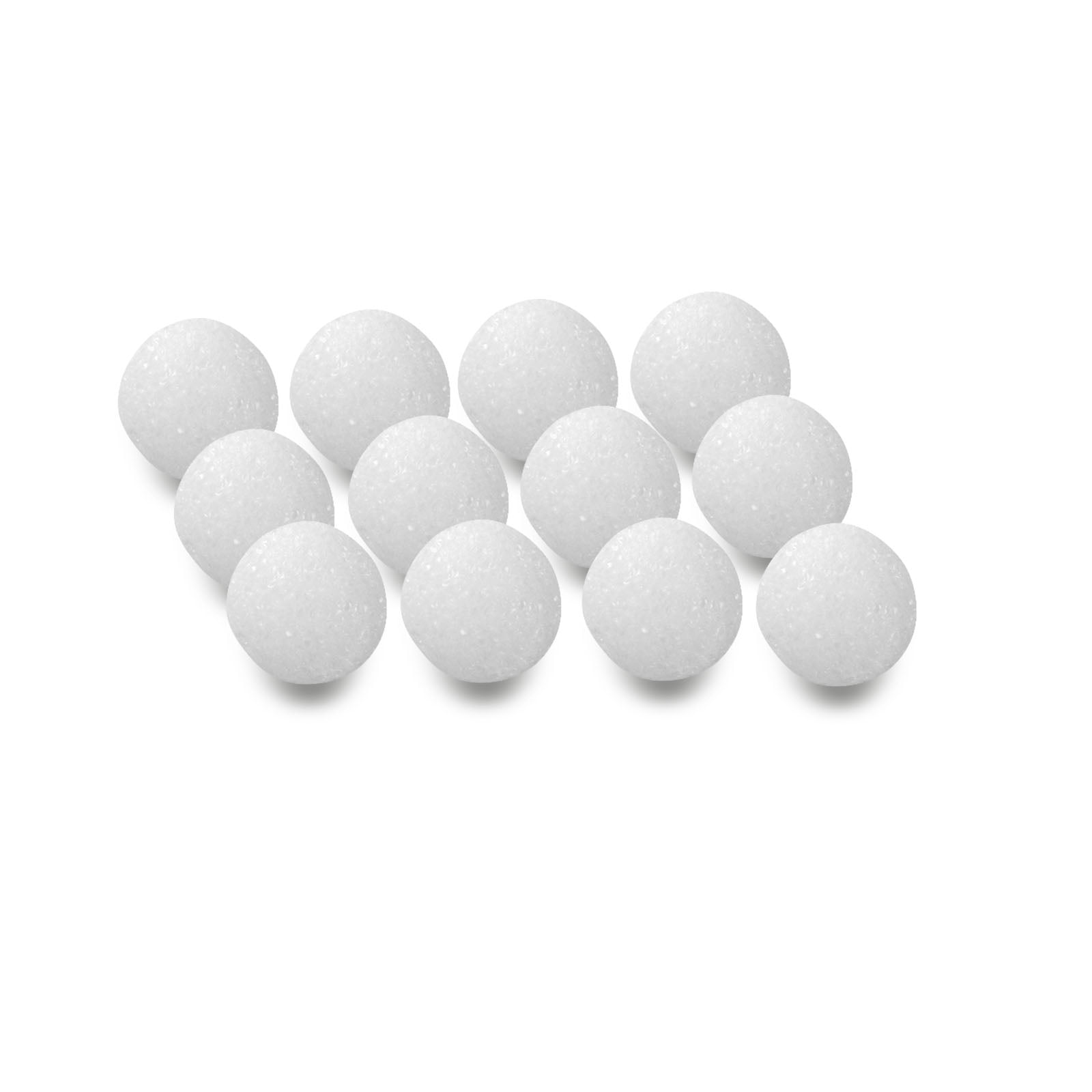Polystyrene Styrofoam Poly Modelling Balls Spheres Round White Craft Shapes 