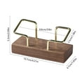 thumbnail image 3 of Solid Wood Business Card Holder, High-end Desktop Business Card Box, Office Desk Organizer + Elegant Storage, Rustic Design, for Restaurants & Hotels, Essential Networking Accessory | Decorative Case, 3 of 6