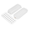 thumbnail image 4 of Molde De Cubitos De Hielo, Bandeja De Cubitos De Hielo Multiusos Duradera Reutilizable De 24 Rejillas Con Contenedor Para Congelador Para Jugo Para Cócteles Anggrek Blanco, 4 of 8