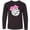 AB-Black, variant on Inktastic Volleyball with Pink Bow Long Sleeve Youth T-Shirt