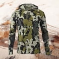 thumbnail image 2 of XIAOCHA Men's Performance Hooded Shirt Camo Print Long Sleeve Tee Quick Dry Athletic Hunting Top, 2 of 3