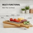 thumbnail image 4 of Adjustable Bread Knife for Homemade Bread, Precise Cutting Sourdough Bread, Serrated Blade Stainless, Manual Bow Design with Thickness Guide Sourdough Bread Slicer, Ideal Gift for Baker, 4 of 7