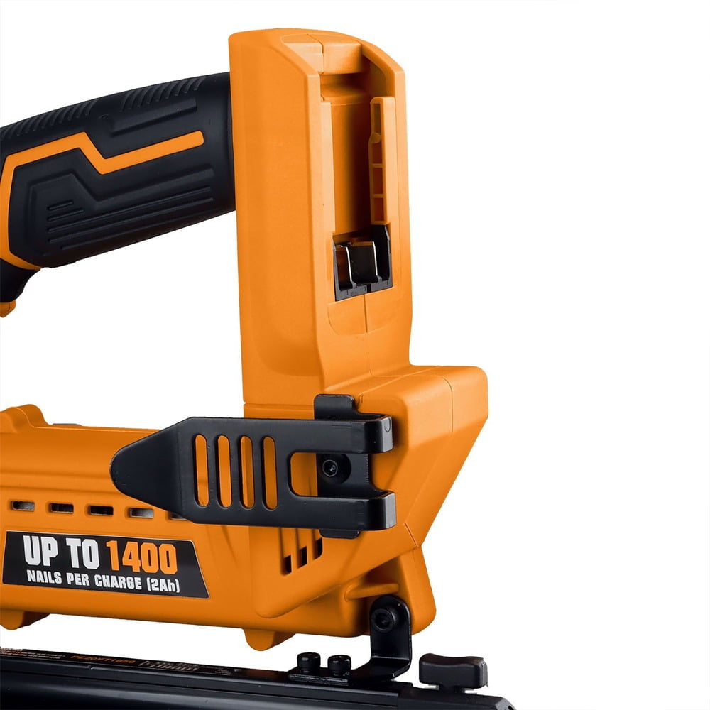 =Freeman PE20VT1850 20 Volt Cordless 18-Gauge 2" Brad Nailer (Tool Only) – 1400 Shots per Charge