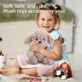 thumbnail image 5 of Teddy Dog Stuffed Animal, 11.02 in Brown Puppy Plush, Cute Fluffy Dog Plush Toys for Birthday Gifts and Room Decor (Brown), 5 of 6