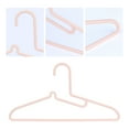 thumbnail image 3 of Unique Bargains Clothes Hangers Plastic Space Saving Hangers for Closet 20 Pcs Pink, 3 of 6