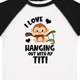 thumbnail image 4 of Inktastic Monkey I Love Hanging out with My Titi Boys or Girls Toddler T-Shirt, 4 of 5