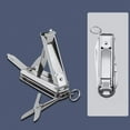 thumbnail image 4 of 5-In-1 Keychain Nail Clipper Kit Manicure Tools Multi-purpose Folding with Nail Clipper Scissors Tweezers Multifunctional, 4 of 10