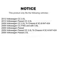 thumbnail image 2 of CMX Rear Right (Passenger Side) Disc Brake Caliper SLC-19B7261 for Car Volkswagen Passat CC, 2 of 10
