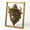 American Bison - 1, variant on Assorted Animals - 5 Wall Sculptures with Metal Frame for Living Room Bedroom Office