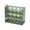 B, variant on Egg Holder for Refrigerator Egg Storage Contner Food Grade Plastic Egg Tray Refrigerator Organizer Kitchen Storage Box Double Layer Holds 20 Eggs Stackable Fridge Organizer Green