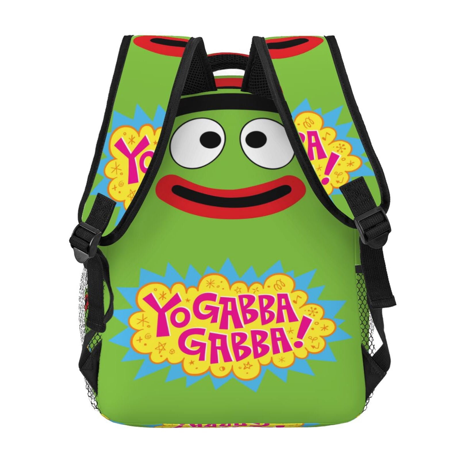 Yo Gabba Gabbaland Backpack Lightweight Bookbag Casual Daypack For Women Men Travel Laptop Bag Multifunctional Bag