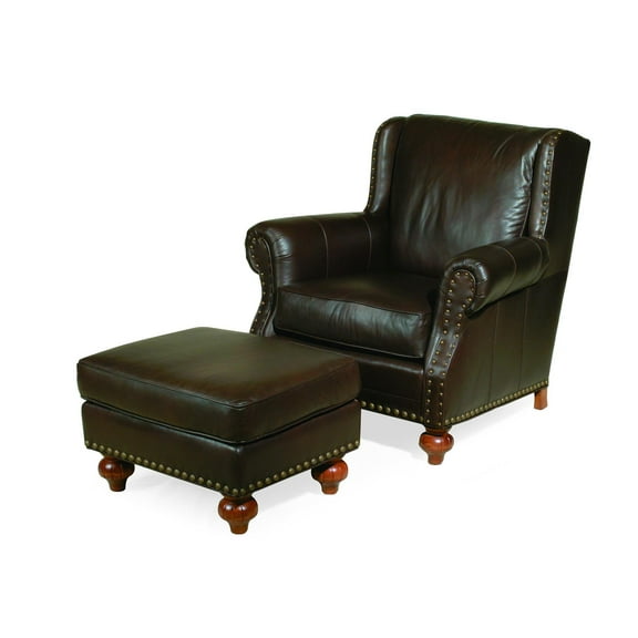 Avocado Green Lounge Chair-Handcrafted in USA