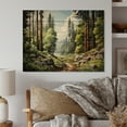 thumbnail image 2 of Designart "Majesty Redwood Forest Tree II" Tree Redwood Print on Natural Pine Wood, 2 of 5
