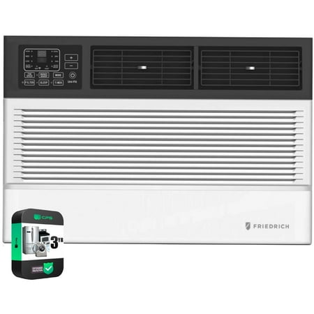 Friedrich UCT12B30A 12,000 BTU Smart Thru-the-wall Air Conditioner with 24-Hour Timer, 550 Sq. Ft. Bundle with 3 Year Extended Warranty