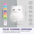 thumbnail image 4 of LumiPets Nursery Nightlight: Owl-Shaped Nightlight - Rechargeable with Bluetooth, 4 of 9