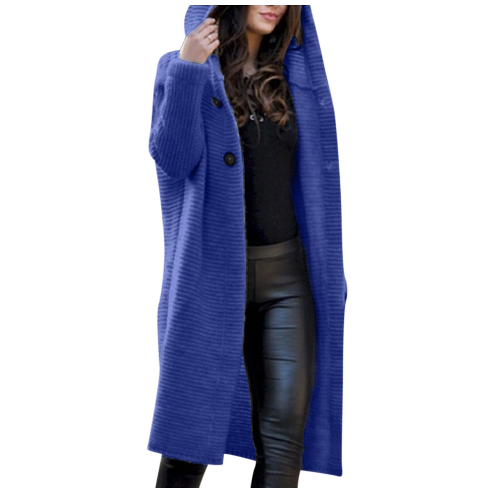 LBECLEY Womens Bed Jackets Womens Autumn and Winter Cardigan Ribbed ...