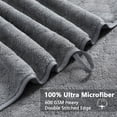 thumbnail image 6 of Green Essen 4 Pack Oversized Bath Towel Sets 700 GSM Soft Shower Towels 35 x 70 Inches Quick Dry Bath Sheets Highly Absorbent Bath Towel Clearance for Bathroom Spa Hotel Gym(Dark Grey), 6 of 9