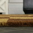 thumbnail image 5 of JONATHAN Y CocoHarbor Greet 5 x 8 Mat, Peater Classic Casual Commerical Natural Coir - Natural/Red Checker, NRF110A-5, 5 of 7