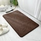 thumbnail image 4 of Tapete de baño bordado acolchado - Alfombra de algodón absorbente de 40x60 pulgadas con respaldo antideslizante para baño, dormitorio y entrada, 4 of 4