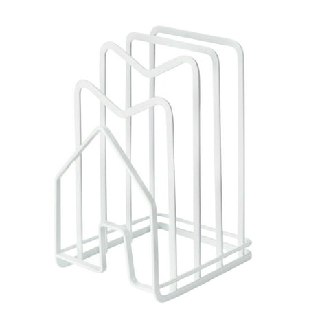 

Yrtoes Cutting Board Set Cutting Board Organizer Kitchen Chopping Board Cutlery Storage Rack Pot Cover Bracket Cookware Box