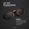thumbnail image 2 of YIXIGGC Polarized Sunglasses for Men and Women Semi-Rimless Frame Driving Sun glasses UV Blocking DYF329-1503, 2 of 6