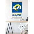 thumbnail image 4 of NFL Los Angeles Rams - Logo 21 Wall Poster with Wooden Magnetic Frame, 22.375" x 34", 4 of 5