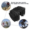 thumbnail image 4 of Bolsas para bicicletas Bolsa para estante trasero de bicicleta bolsa de asiento Tai de alta capacidad alforja bolsas de hombro de doble cara FLhrweasw Nuevo, 4 of 6