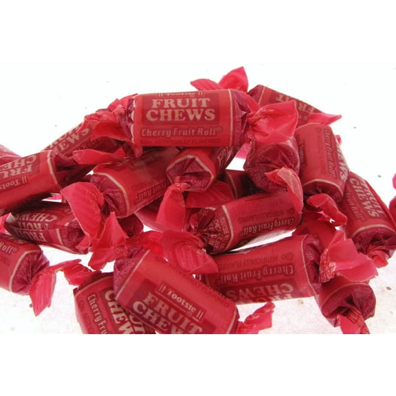 Tootsie Roll Cherry Fruit Chews Half Pound 8oz Candy