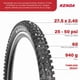 thumbnail image 2 of Llanta para Bicicleta Kenda Hellkat R27.5 x2.40 negra Caucho/Kevlar 27.5' 2.4', 2 of 8