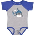 thumbnail image 3 of Inktastic Shark Dinner Boys or Girls Baby Bodysuit, 3 of 5