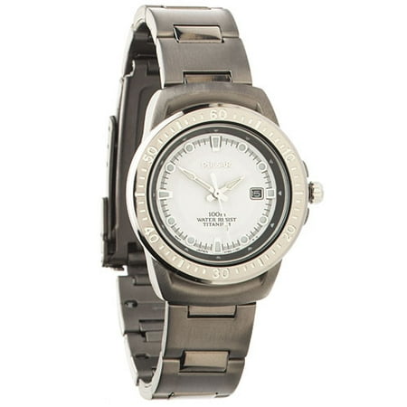 Women's Titanium White Dial Watch