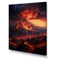 thumbnail image 2 of Designart "Wilderness Of The Volcano V" Volcano Wall Art Living Room, 2 of 7