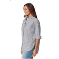thumbnail image 2 of Gloria Vanderbilt Women's Amanda Button Down Shirt Marine, Navy Stripe, XL, 2 of 3