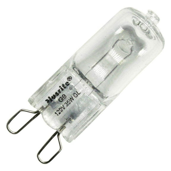 Plusrite 03415 - JCD35/CL/G9 120V 3415 Bi Pin Base Single Ended Halogen Light Bulb