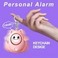 thumbnail image 3 of Personal Safe Alarm for Women Protection Keychain Safety Sound Siren 130dB with Strobe Light LED Flashlight Emergency Security for Elderly Men, 3 of 7