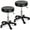 Black 2PCS, variant on SONGMY 2-Pack Black Hydraulic Salon Stool, Adjustable Height Rolling Swivel Chair, Professional Beauty Spa Tattoo Stool Set