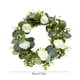 thumbnail image 3 of Corona Floral, Flores de Peonía Artificiales, Guirnalda Decorativa con Hojas, 35cm, para Puerta Principal, Pared, Escaleras, Decoración de Hogar Primaveral, 3 of 6