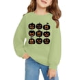 thumbnail image 5 of Mercatoo Kids Baby Halloween Sweatshirt Pumpkin Graphic Print Pullover for Boys Girls Crewneck Long Sleeve Tops, 5 of 6