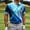 Blue, variant on Mens Polo Shirts Casual Golf Graphic Summer Collared Short Sleeve Polo Sky Blue Shirts for Men Size 3XL