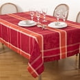 thumbnail image 1 of SARO 3005.M70104B 70 x 104 in. Pumpion Collection Plaid Design Tablecloth - Multi Color, 1 of 1