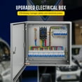 thumbnail image 1 of Kojooin Steel Electrical Box, IP66 Waterproof and Dustproof Hinged Enclosure with Lock and Mounting Plate, 1 of 8