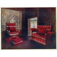 thumbnail image 2 of Edwin Foley 14x12 Gold Ornate Wood Frame and Double Matted Museum Art Print Titled - Upholstered Chair and Couch with Adjustable Ends (1910 - 1911), 2 of 4
