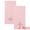 Pink, variant on Unique Bargains Ultra Soft Cotton Absorbent Hand Towel with Embroidery Pink/Grey 29" x 13"
