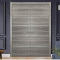 thumbnail image 4 of Grey Modern French Doors 72 x 84 with Moldings, 4 of 6