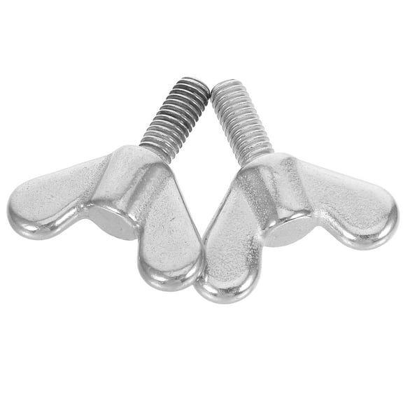 NICEXMAS Stainless Bolts for Secure Fastening Silver Hand Twist Screws for Furniture Bed Frame